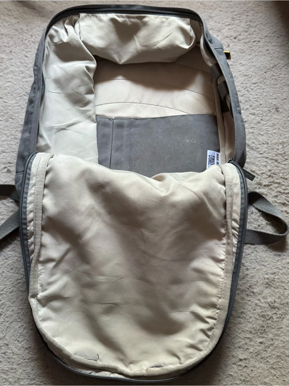 Day Owl Backpack Pro Dusk Grey First Mile Canvas Bag Minimalist Sustainable City
